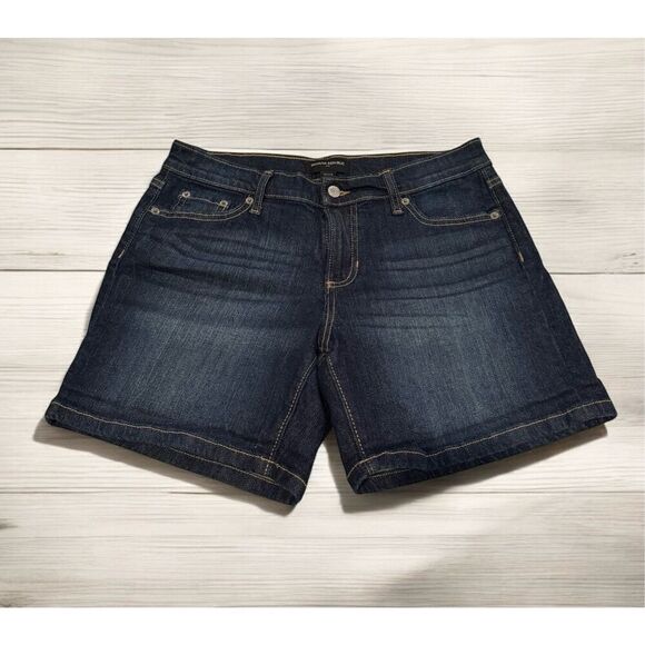 Banana Republic Jean Shorts | Dark Blue | Petite Size 10 - worn once! - Picture 1 of 2